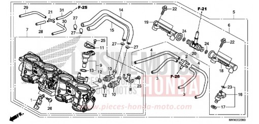 CORPO FARFALLATO CBR650RAK di 2019